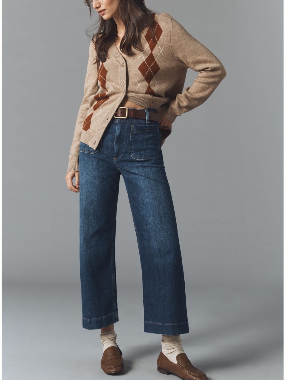 Maeve Colette Medium Wash Cropped 31